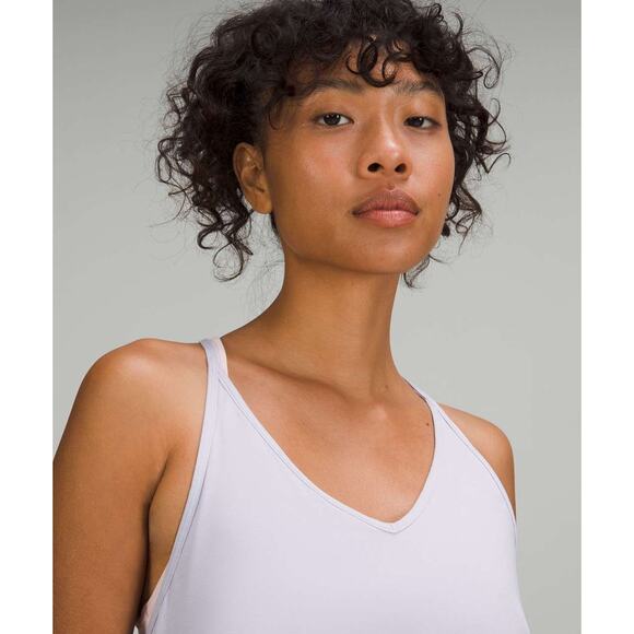 Lululemon Modal-Silk Yoga Tank Top Pastel Blue - 6 - Picture 2 of 5